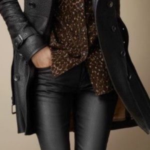 PAIGE Peg Skinny Wax Coated Skinny Jeans | 26 NWOT